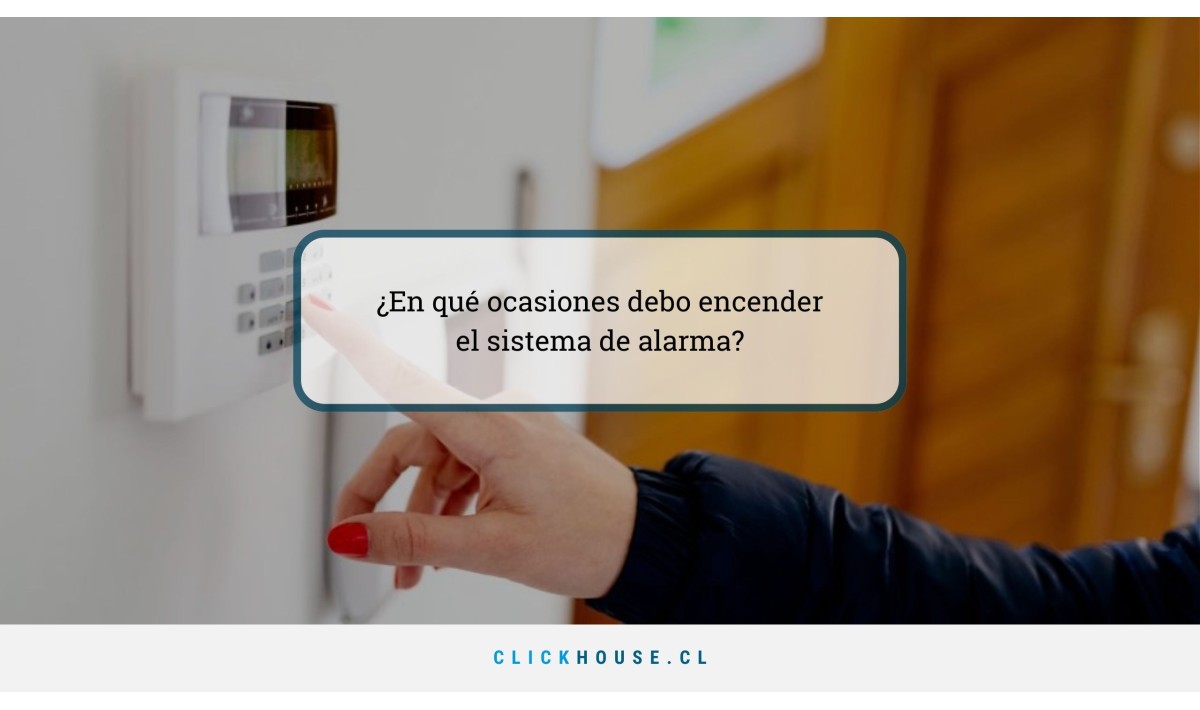 ¿En qué ocasiones debo encender el sistema de alarma?